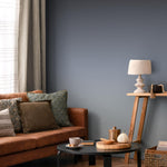 Ombre Wallpaper with a Subtle Gradient in Dark Gray and Blue - E263