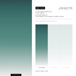 Ombre Wallpaper with a Gradient Effect in Teal Green - E256