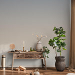 Abstract Wallpaper with Wavy Mid Century Shapes in Turquoise and Blue - E260