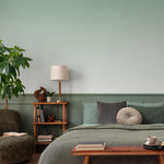 Solid Color Wallpaper with a Muted Finish in Sage Green - E251