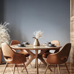 Ombre Wallpaper with a Fading Gradient in Blue and Gray - E262