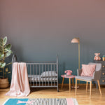 Ombre Wallpaper with a Dusty Rose and Slate Gray Gradient - E242