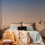 Ombre Wallpaper with a Fading Effect in Blue and Beige - E258