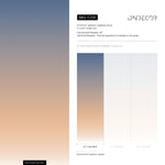 Ombre Wallpaper with a Fading Effect in Blue and Beige - E258