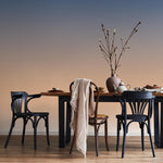 Ombre Wallpaper with a Fading Effect in Blue and Beige - E258