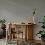 Abstract Wallpaper with Whimsical Wavy Shapes in Turquoise and Blue - E274