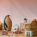 Ombre Wallpaper with a Terracotta and Dusty Rose Gradient - E277