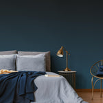 Ombre Wallpaper with a Moody Gradient in Dark Blue and Black - E254