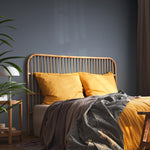 Ombre Wallpaper with a Subtle Gradient in Dark Gray and Blue - E263