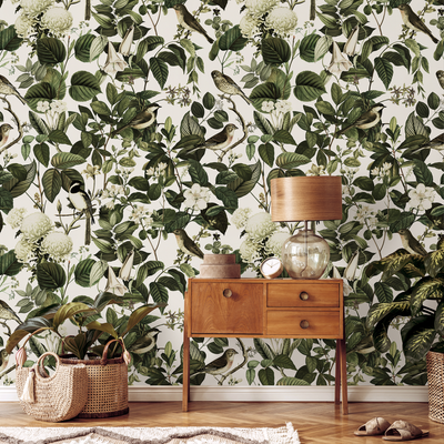 Greenery Peel And Stick Wallpaper