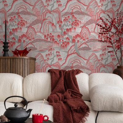 Asian Inspired Peel And Stick Wallpaper