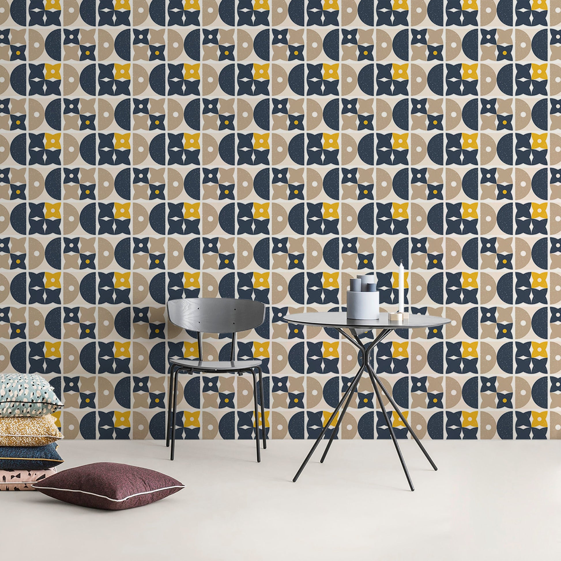 Removable Wallpaper Peel and Stick Wallpaper Wall Paper Wall Mural - Geometric Wallpaper - A866