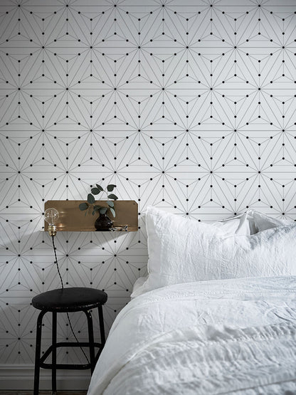 Removable Wallpaper Scandinavian Wallpaper Minimalist Geometric Wallpaper Peel and Stick Wallpaper Wall Paper - B035