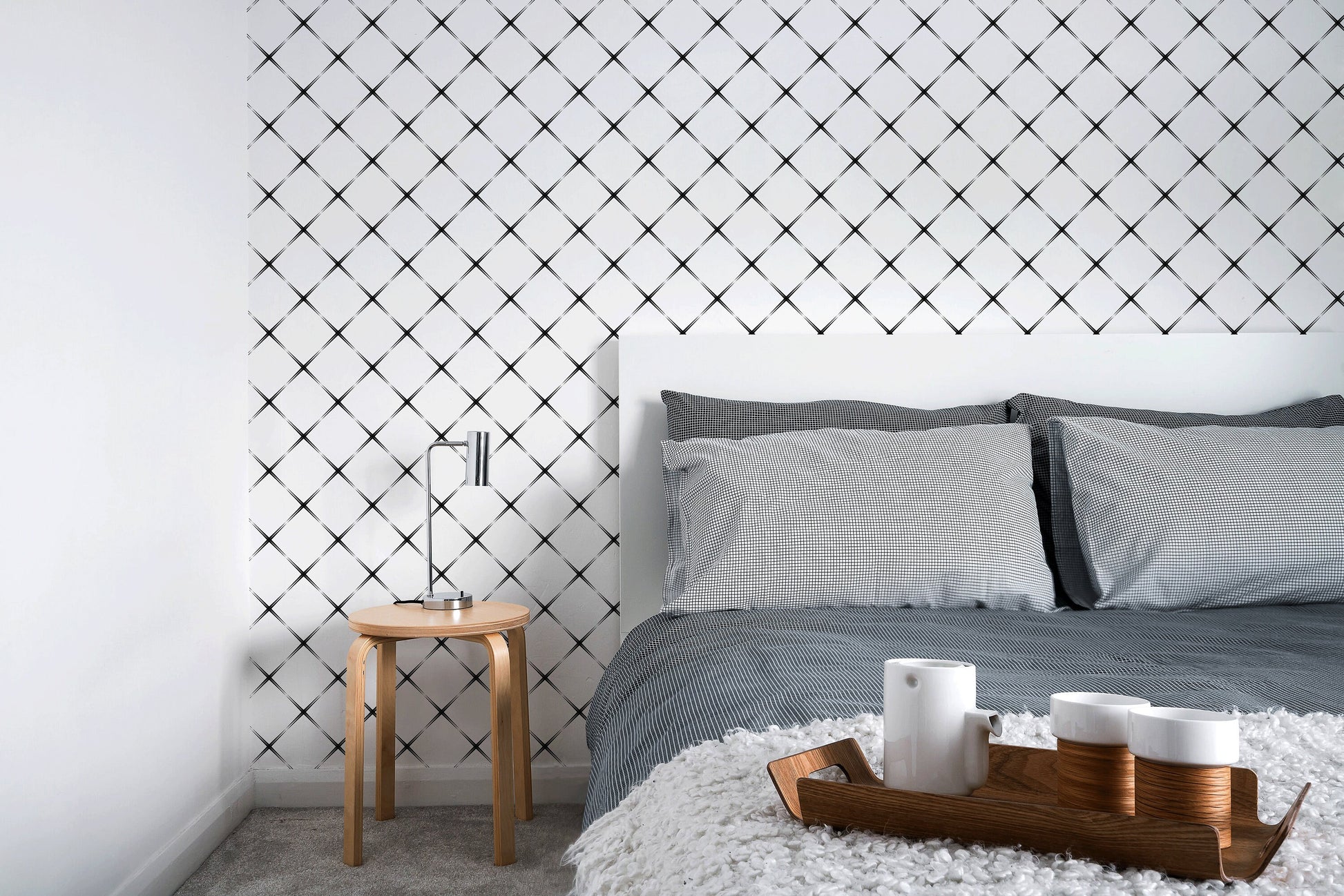 Removable Wallpaper Scandinavian Wallpaper Minimalist Geometric Wallpaper Peel and Stick Wallpaper Wall Paper - B050