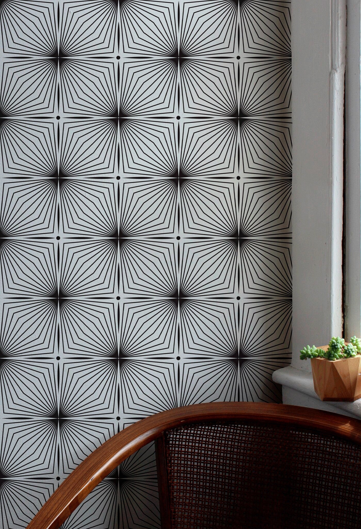 Abstract Geometric Removable Wallpaper Wall Decor Home Decor Wall Art Printable Wall Art Room Decor Wall Prints - B821