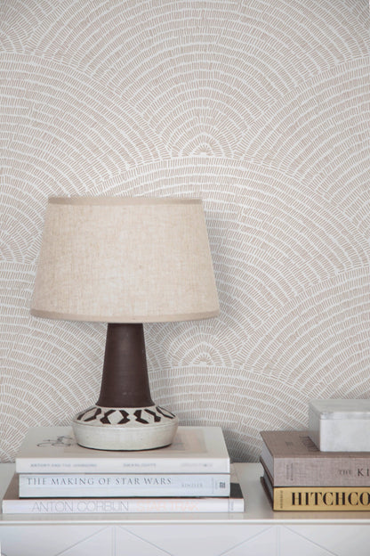 Beige Arches Removable Wallpaper Wall Wallpaper - B971