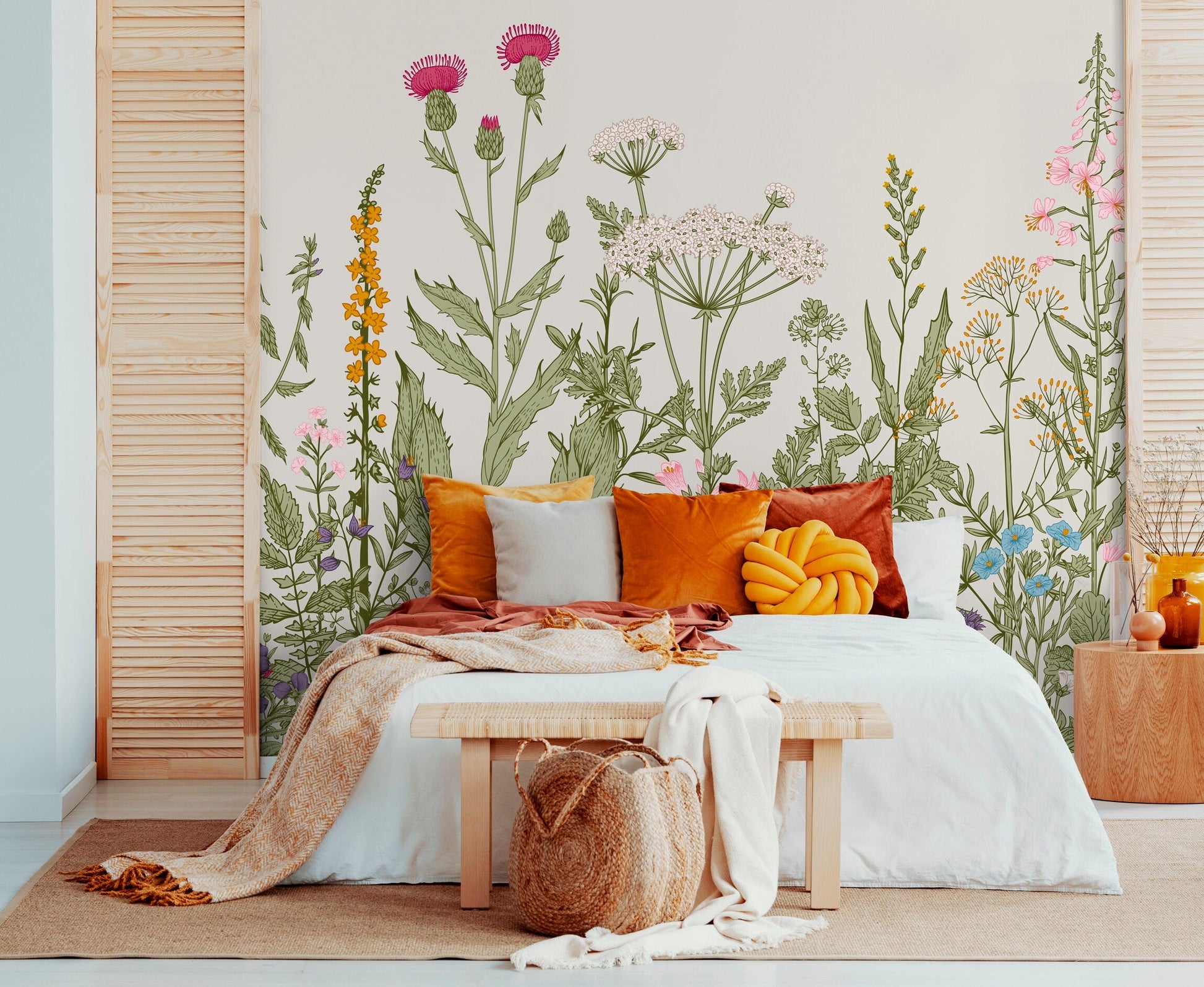 Wildflower Meadow Wallpaper - C038