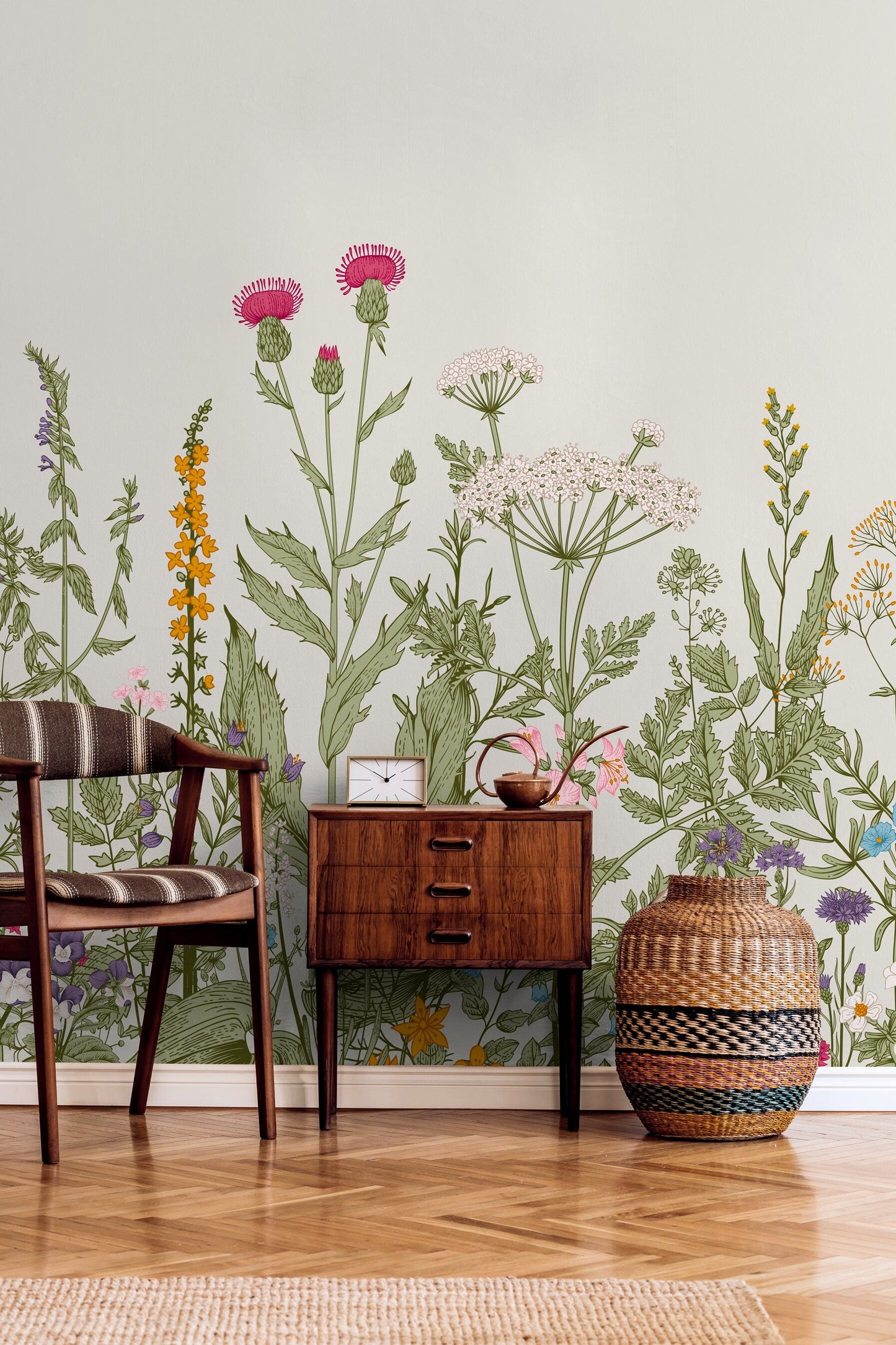 Wildflower Meadow Wallpaper - C038