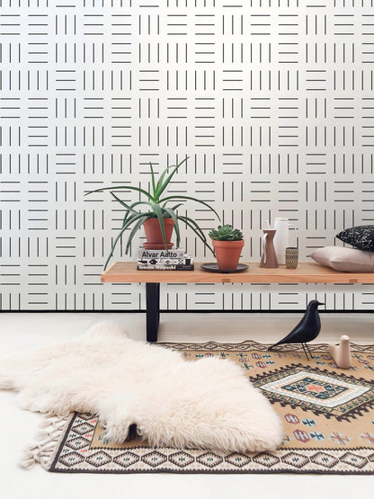 Removable Wallpaper, Scandinavian Wallpaper, Temporary Wallpaper, Minimalistic Wallpaper, Peel and Stick Wallpaper, Wall Paper - B105