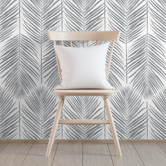 Boho, Removable Wallpaper, Leaves, Botanical, Temporary Wallpaper, Spring Pattern,Wall Paper Removable, Wallpaper-AS1-C097