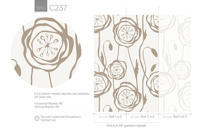 Removable Wallpaper Peel and Stick Wallpaper Wall Paper Abstract Wallpaper - C237