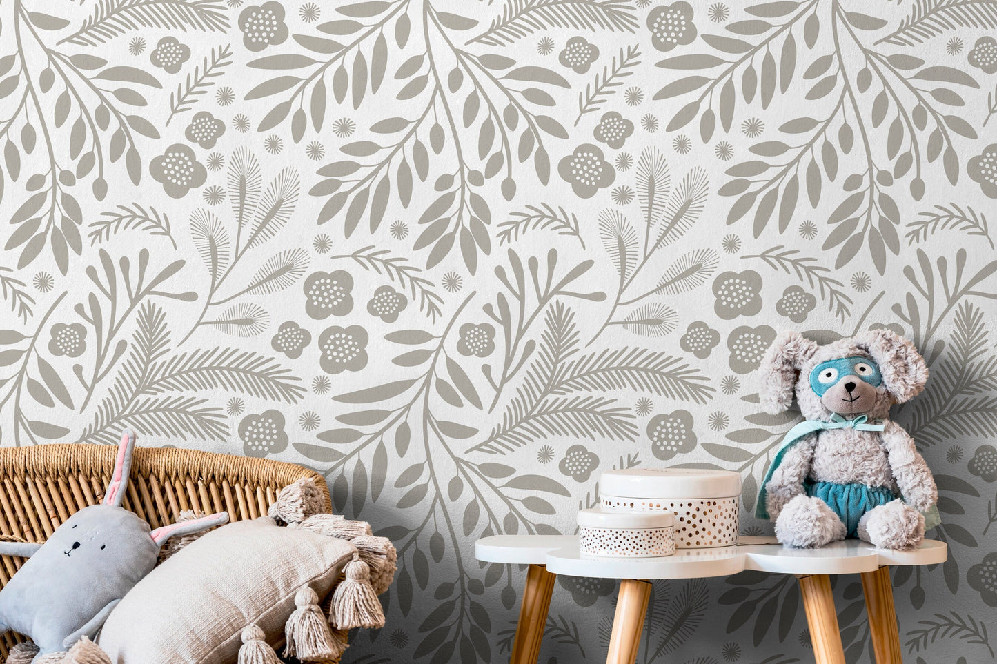 Removable Wallpaper, Temporary Wallpaper, Minimalistic Wallpaper, Peel and Stick Wallpaper, Wall Paper, Boho - C232