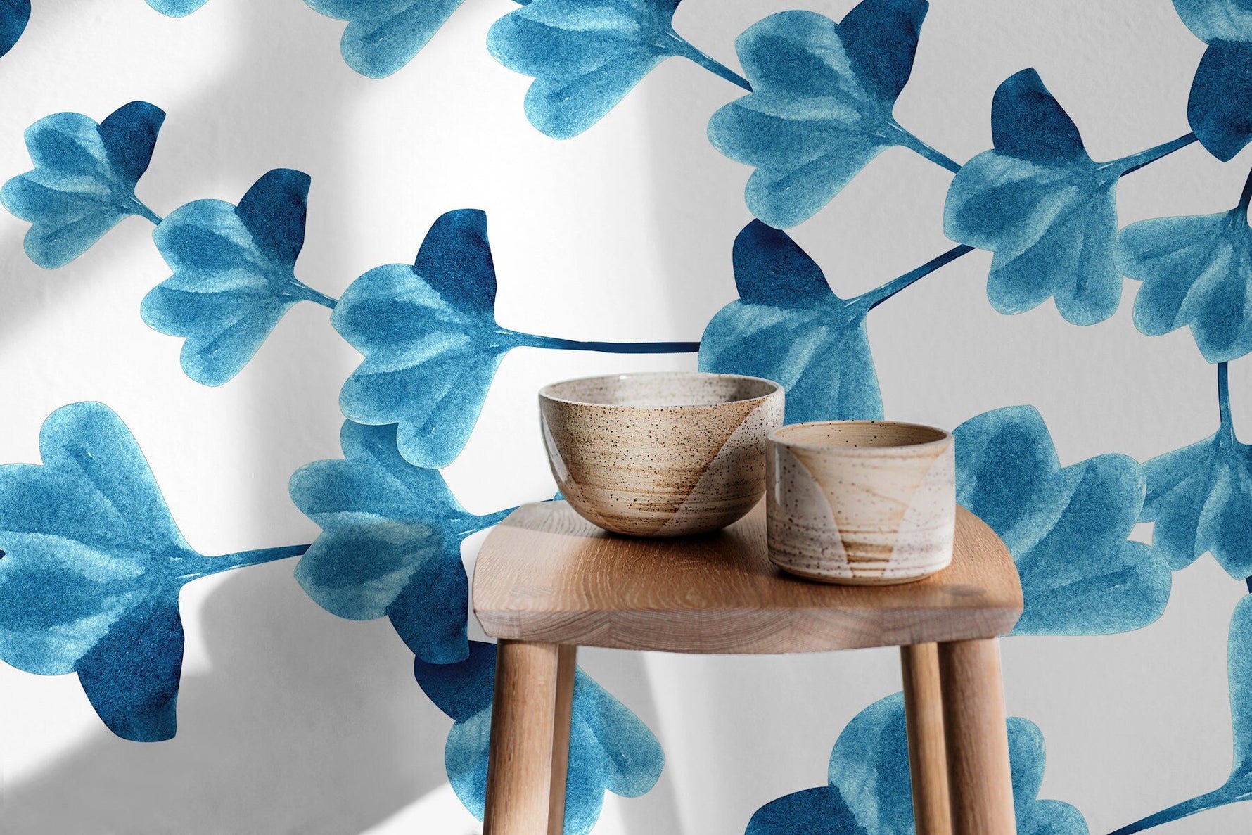 Colorful Floral Wallpaper, Peel and Stick Wallpaper, Removable Wall Decor, Fabric Wallpaper, Removable, Wall Paper Removable - X011