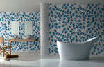 Colorful Floral Wallpaper, Peel and Stick Wallpaper, Removable Wall Decor, Fabric Wallpaper, Removable, Wall Paper Removable - X011