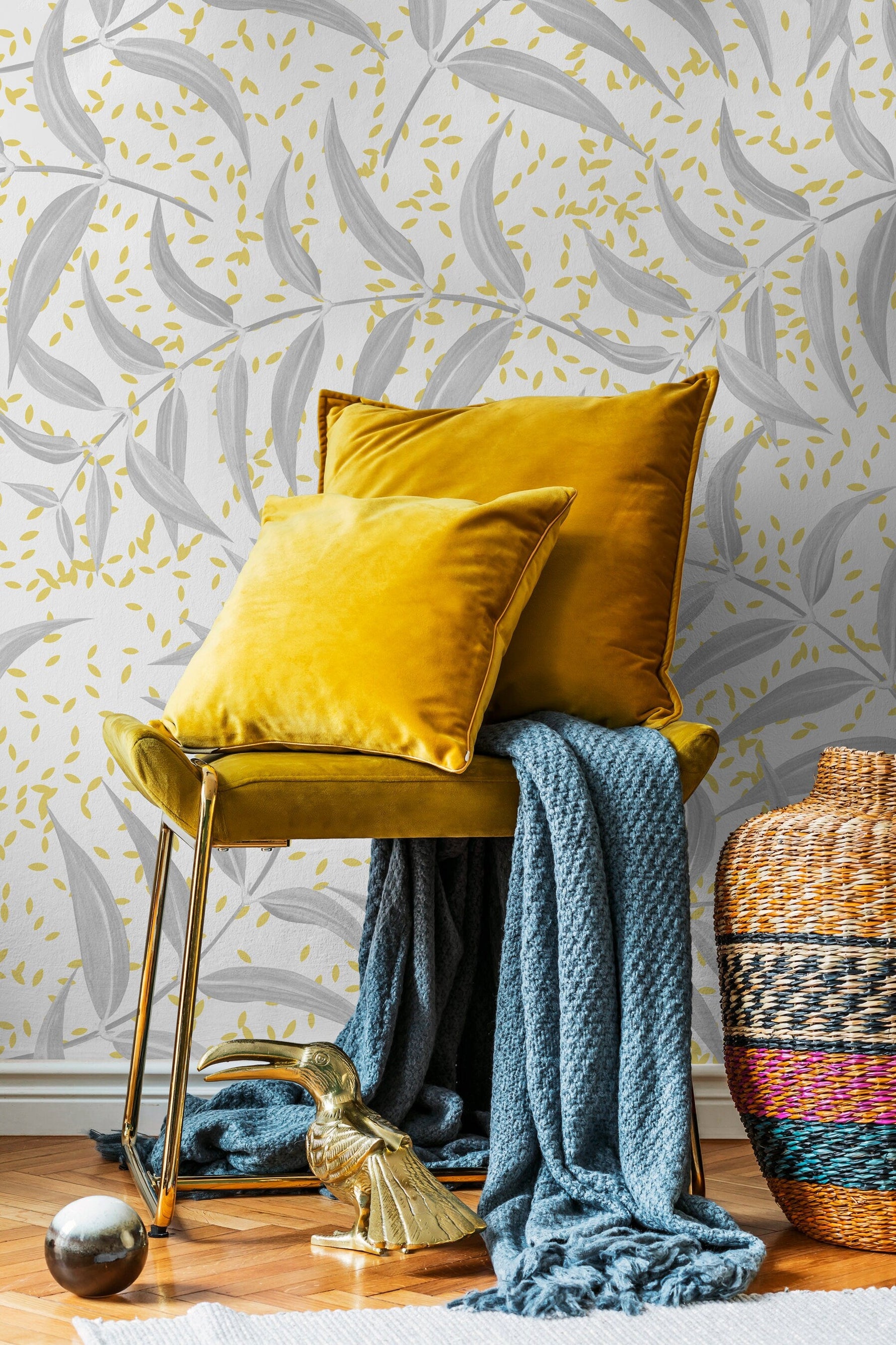 Removable Wallpaper, Scandinavian Wallpaper, Temporary Wallpaper, Minimalistic Wallpaper, Peel and Stick Wallpaper, Wall Paper, Boho - X038