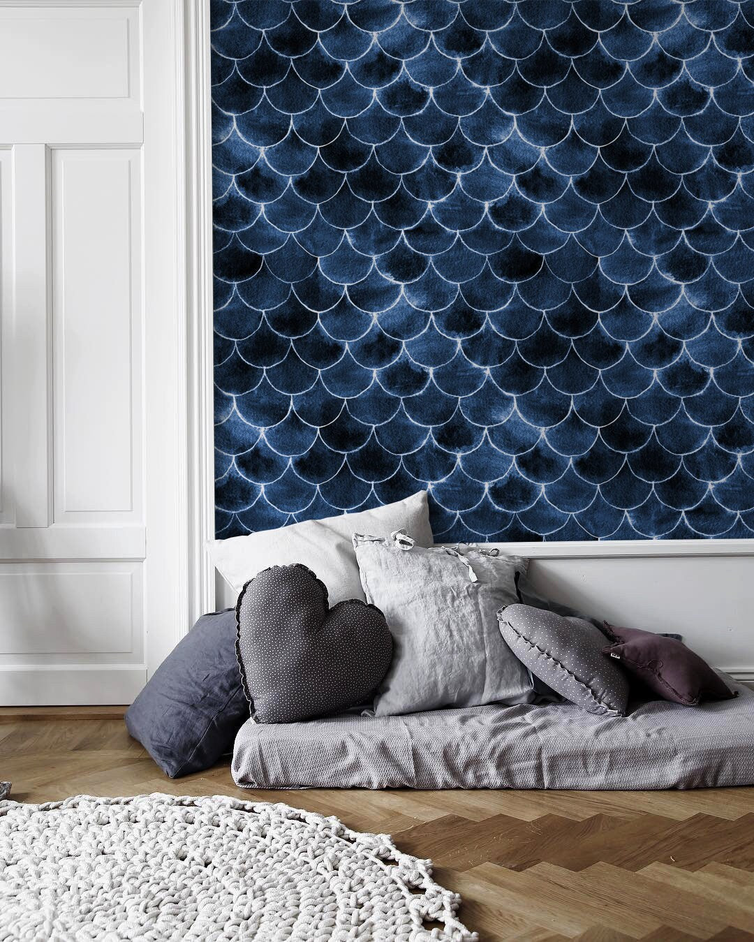 Removable Wallpaper Peel and Stick Wallpaper Wall Paper Wall Mosaico Tiles Wallpaper Watercolor Wallpaper Watercolor Print - X089