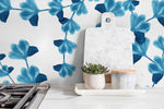 Colorful Floral Wallpaper, Peel and Stick Wallpaper, Removable Wall Decor, Fabric Wallpaper, Removable, Wall Paper Removable - X011