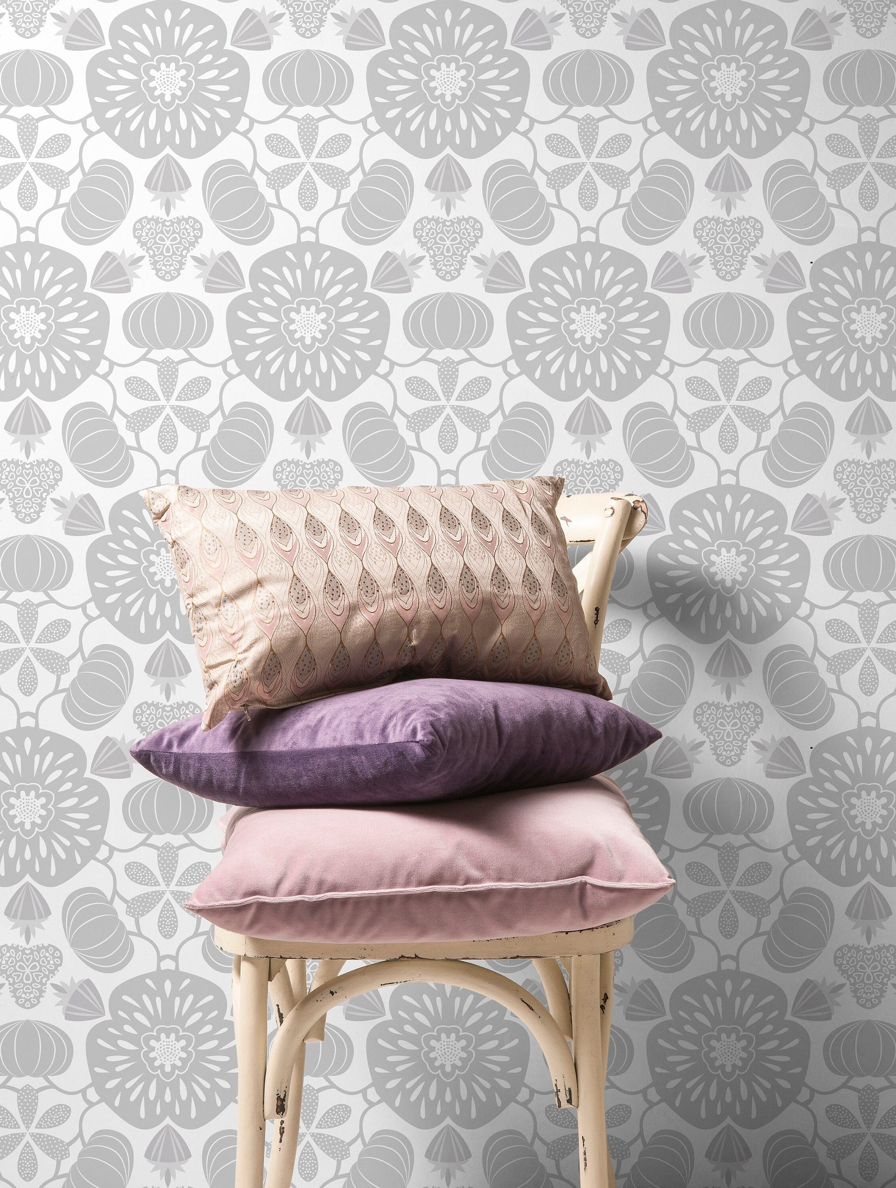 Removable Wallpaper, Minimalistic Wallpaper, Peel and Stick Wallpaper, WallPaper, Art Deco - X051