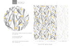 Removable Wallpaper, Temporary Wallpaper, Floral Wallpaper, Peel and Stick Wallpaper, Wall Paper, Boho - X062