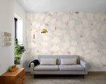 Removable Wallpaper, Temporary Wallpaper, Minimalistic Wallpaper, Peel and Stick Wallpaper, Leaf Wallpaper - X064