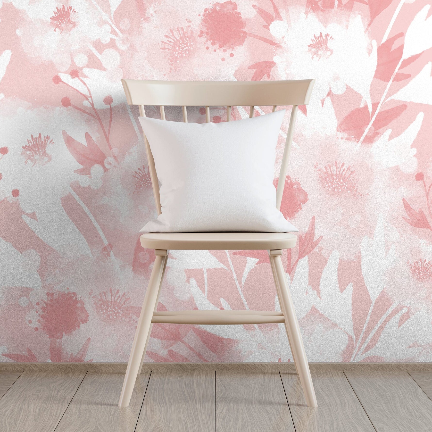 Peel and Stick Wallpaper Removable Wallpaper Wall Decor Home Decor Wall Art Printable Wall Art Room Decor / Pink - X130
