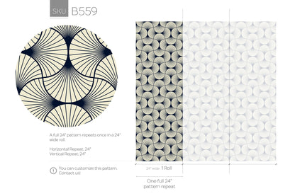 Removable Wallpaper, Scandinavian Wallpaper, Minimalistic Wallpaper, Peel and Stick Wallpaper, Wall Paper - B559