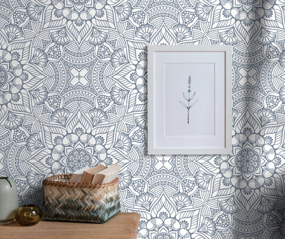 Wallpaper Peel and Stick Wallpaper Removable Wallpaper Home Decor Wall Art Wall Decor Room Decor / Arabian Mosaic Wallpaper - C369