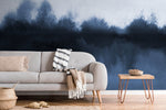 Wallpaper Peel and Stick Wallpaper Removable Wallpaper Home Decor Wall Art Wall Decor Room Decor / Watercolor Blue Wallpaper - X154