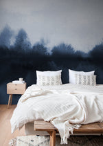 Wallpaper Peel and Stick Wallpaper Removable Wallpaper Home Decor Wall Art Wall Decor Room Decor / Watercolor Blue Wallpaper - X154