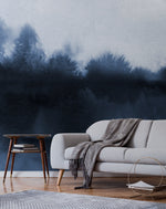 Wallpaper Peel and Stick Wallpaper Removable Wallpaper Home Decor Wall Art Wall Decor Room Decor / Watercolor Blue Wallpaper - X154