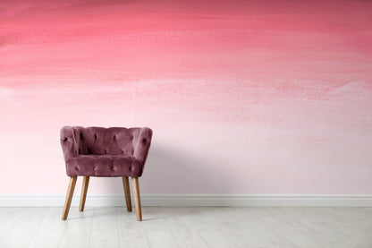 Wallpaper Peel and Stick Wallpaper Removable Wallpaper Home Decor Wall Art Wall Decor Room Decor / Pink Modern Ombre Wallpaper - X163