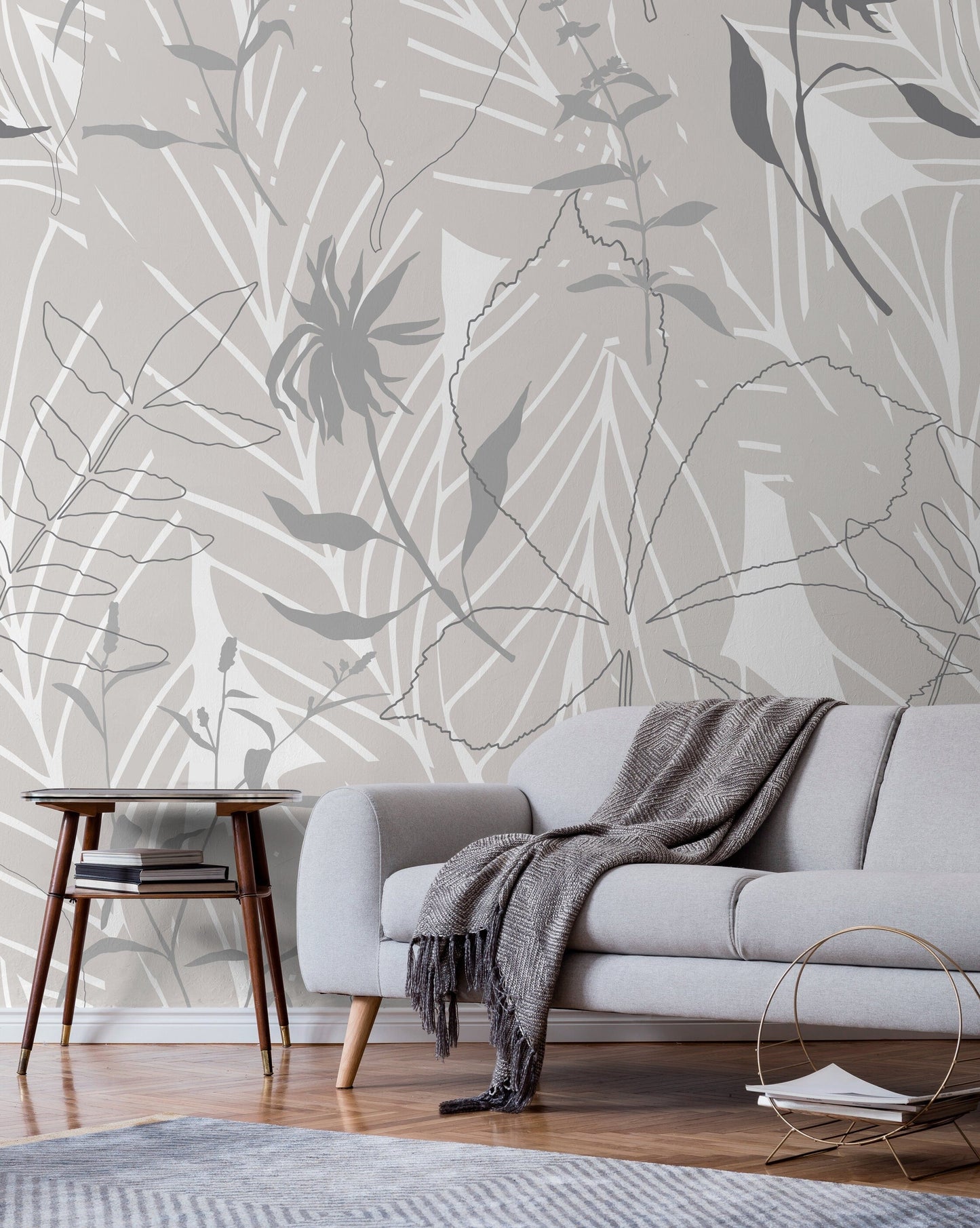 Removable Wallpaper, Scandinavian Wallpaper, Temporary Wallpaper, Minimalistic Wallpaper, Peel and Stick Wallpaper, Wall Paper, Boho - B441