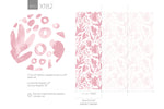 Wallpaper Peel and Stick Wallpaper Removable Wallpaper Home Decor Wall Art Wall Decor Room Decor / Cute Pink Floral Wallpaper - X182