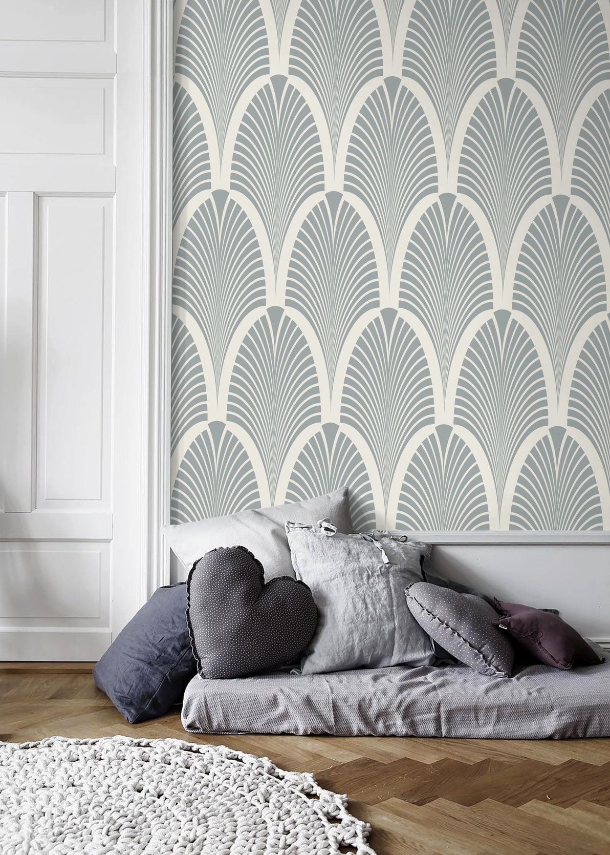 Reclaimed Wood Peel  Stick Wallpaper Gray  Threshold  Target