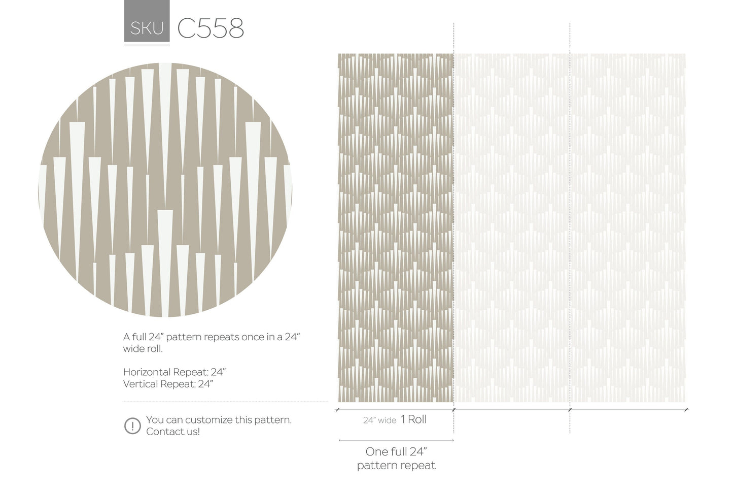 Wallpaper Peel and Stick Wallpaper Removable Wallpaper Home Decor Wall Art Wall Decor Room Decor / White and Beige Geometric Wallpaper- C558