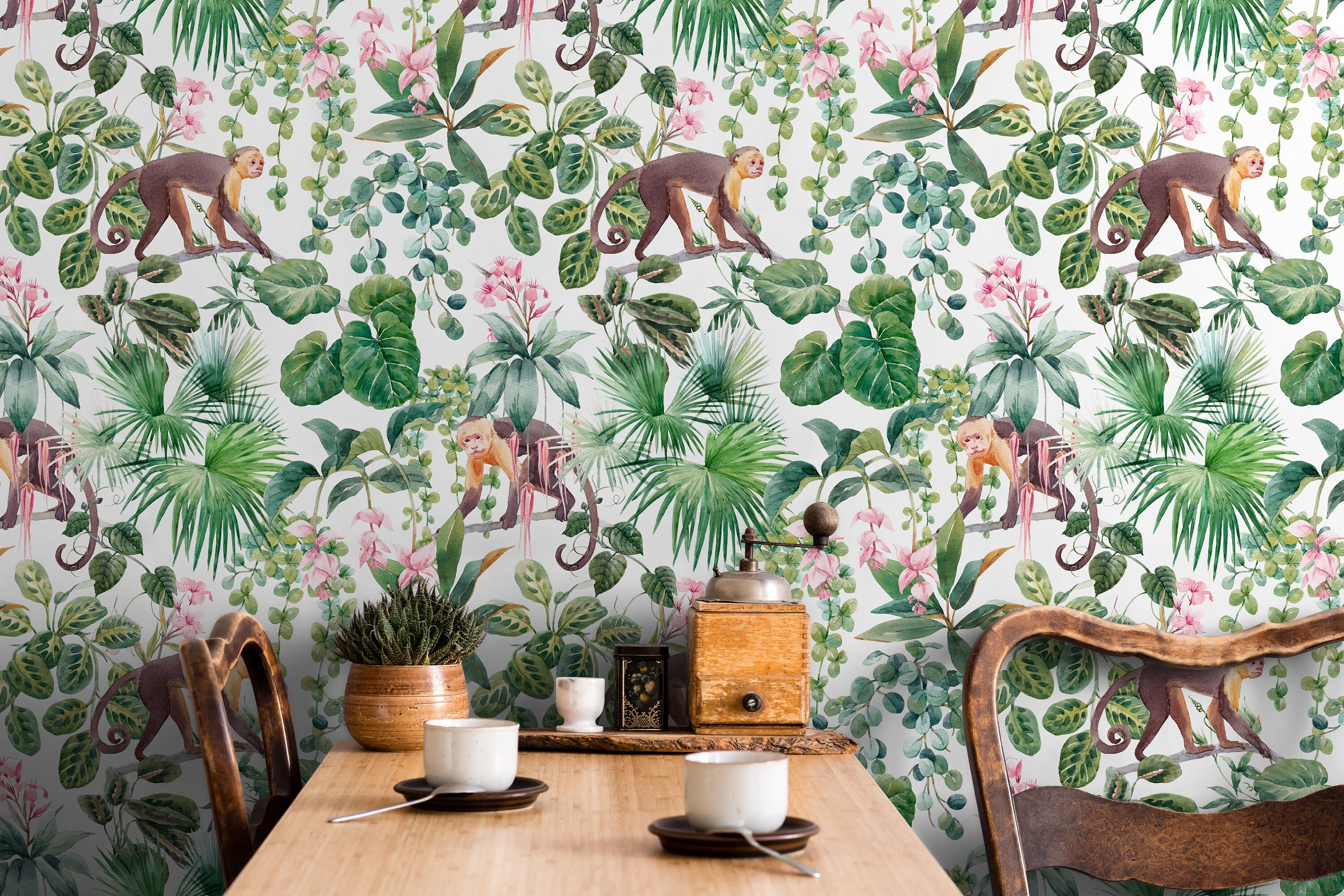 Buy Jungle Theme Wallpaper Animals Peel and Stick Wallpaper Online in India   Etsy