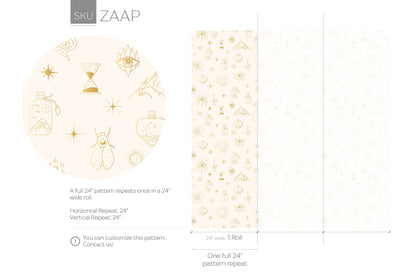 Mystique and Celestial Wallpaper Removable Peel and Stick Wallpaper Peel and Stick Wallpaper Moon and Butterfly - ZAAP