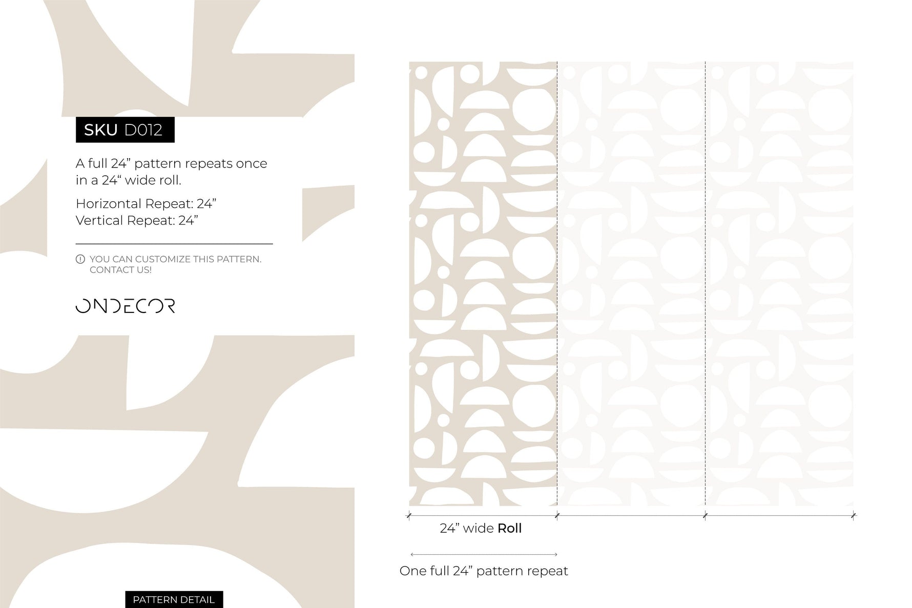 Neutral Geometric Wallpaper / Peel and Stick Wallpaper Removable Wallpaper Home Decor Wall Art Wall Decor Room Decor - D012