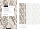 Beige Modern Art Deco Wallpaper / Peel and Stick Wallpaper Removable Wallpaper Home Decor Wall Art Wall Decor Room Decor - D017