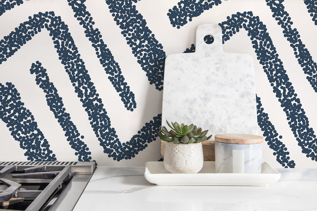 Modern Abstract Wallpaper / Peel and Stick Wallpaper Removable Wallpaper Home Decor Wall Art Wall Decor Room Decor - D046